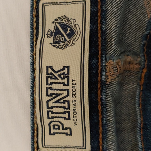 Victoria Secret Pink Women's Size 6 Short Flare Cut Jeans - Picture 9 of 12